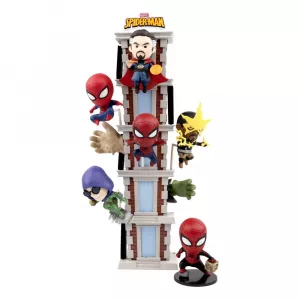 Spider-Man Hero Box Tower Series 2 Mini Figures 8 cm Display (6) YuMe Toys