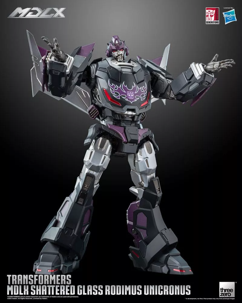 Transformers MDLX Action Figure Shattered Glass Rodimus Unicronus 18 cm ThreeZero