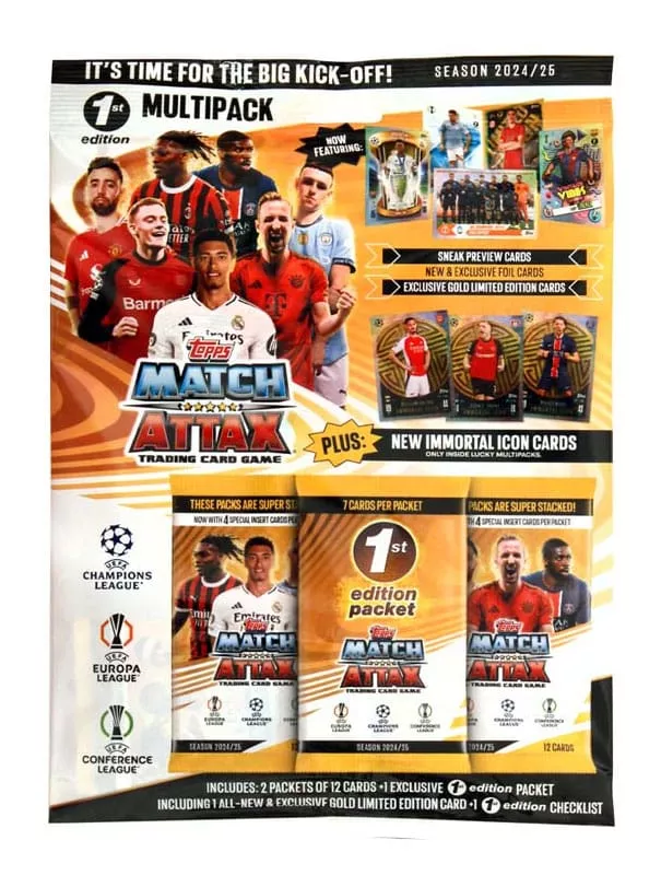 UEFA Club Competitions Match Attax TCG Saison 2024/25 1st Edition Multipack *German Version* Topps/Merlin