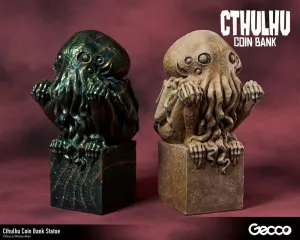 H.P. Lovecraft Cthulhu Mythos Coin Bank Statue Cthulhu (Stone Color) 24 cm Gecco