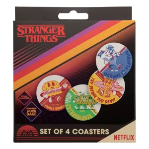 Stranger Things Coaster 4-Pack FaNaTtik