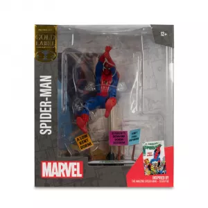 Marvel Collection PVC Statue 1/10 Spider-Man & Scene Gold Label (The Amazing Spider-Man #68) 15 cm McFarlane Toys