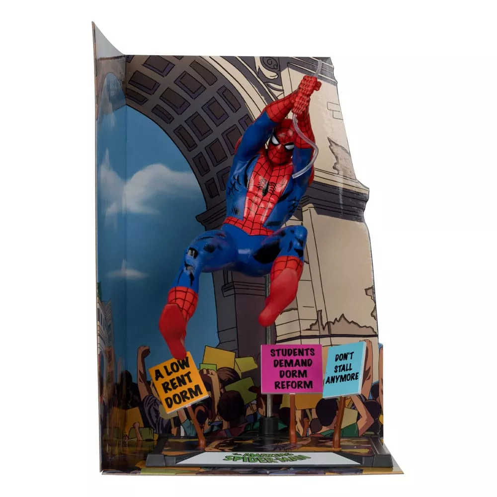 Marvel Collection PVC Statue 1/10 Spider-Man & Scene Gold Label (The Amazing Spider-Man #68) 15 cm McFarlane Toys