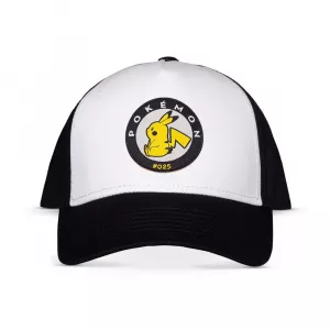 Pokémon Baseball Cap Pikachu Black & White Difuzed