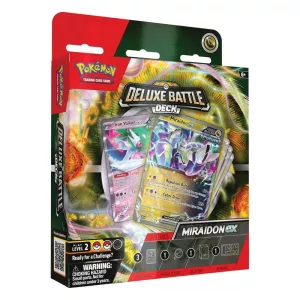 Pokémon TCG Deluxe Battle Decks Koraidon EX & Miraidon EX Display (6) *English Version* - Damaged packaging Pokémon Company International