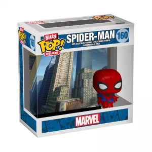 Spider-Man Bitty POP! Deluxe Vinyl Figure Spider-Man(Cityscape) Display (12) 2,5 cm Funko