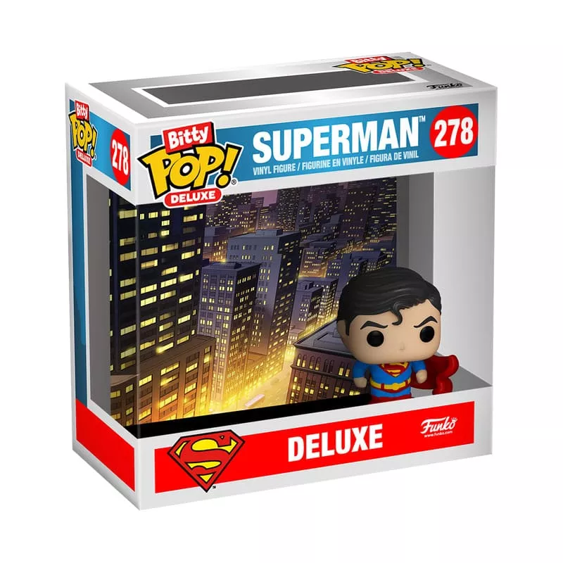 Superman Bitty POP! Deluxe Vinyl Figure Superman(Gargoyle) Display (12) 2,5 cm Funko