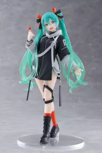 Hatsune Miku Wonderland PVC Statue Fashion Punk Ver. 18 cm Taito Prize