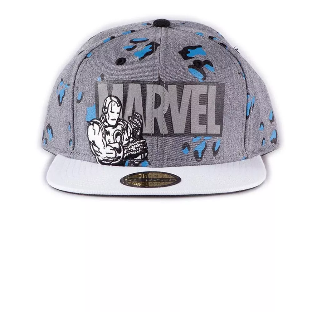 Marvel Snapback Cap Logo Retro Classic AOP Difuzed