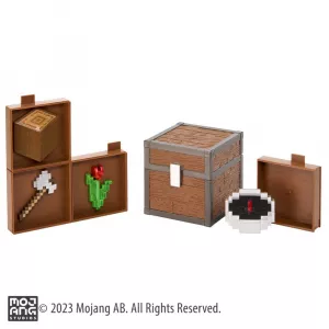 Minecraft Loot Chest Forest 10 cm Noble Collection