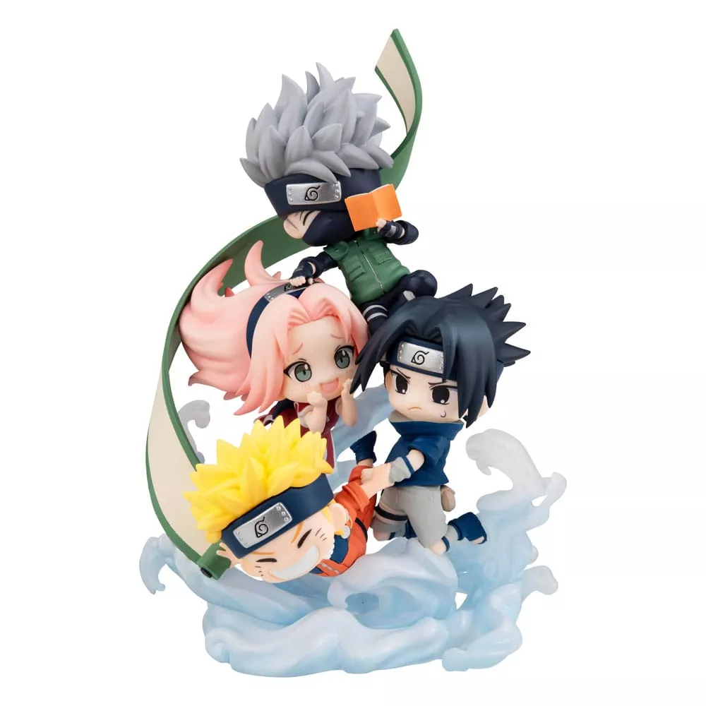 Naruto Shippuden FigUnity PVC Mini Statue Gather here, Team 7 13 cm Megahouse