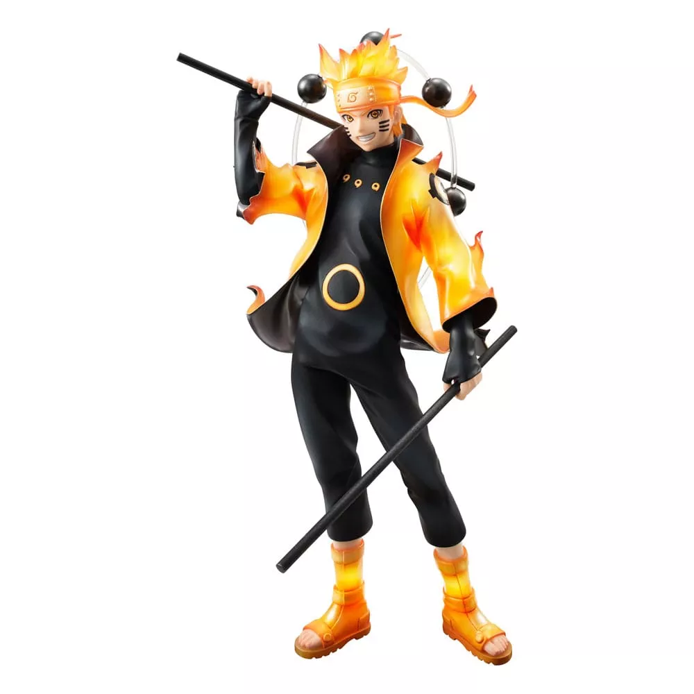 Naruto Shippuden G.E.M. Series PVC Statue Naruto Uzumaki Six Paths Sage Mode 15th Anniversary Ver. 22 cm Megahouse