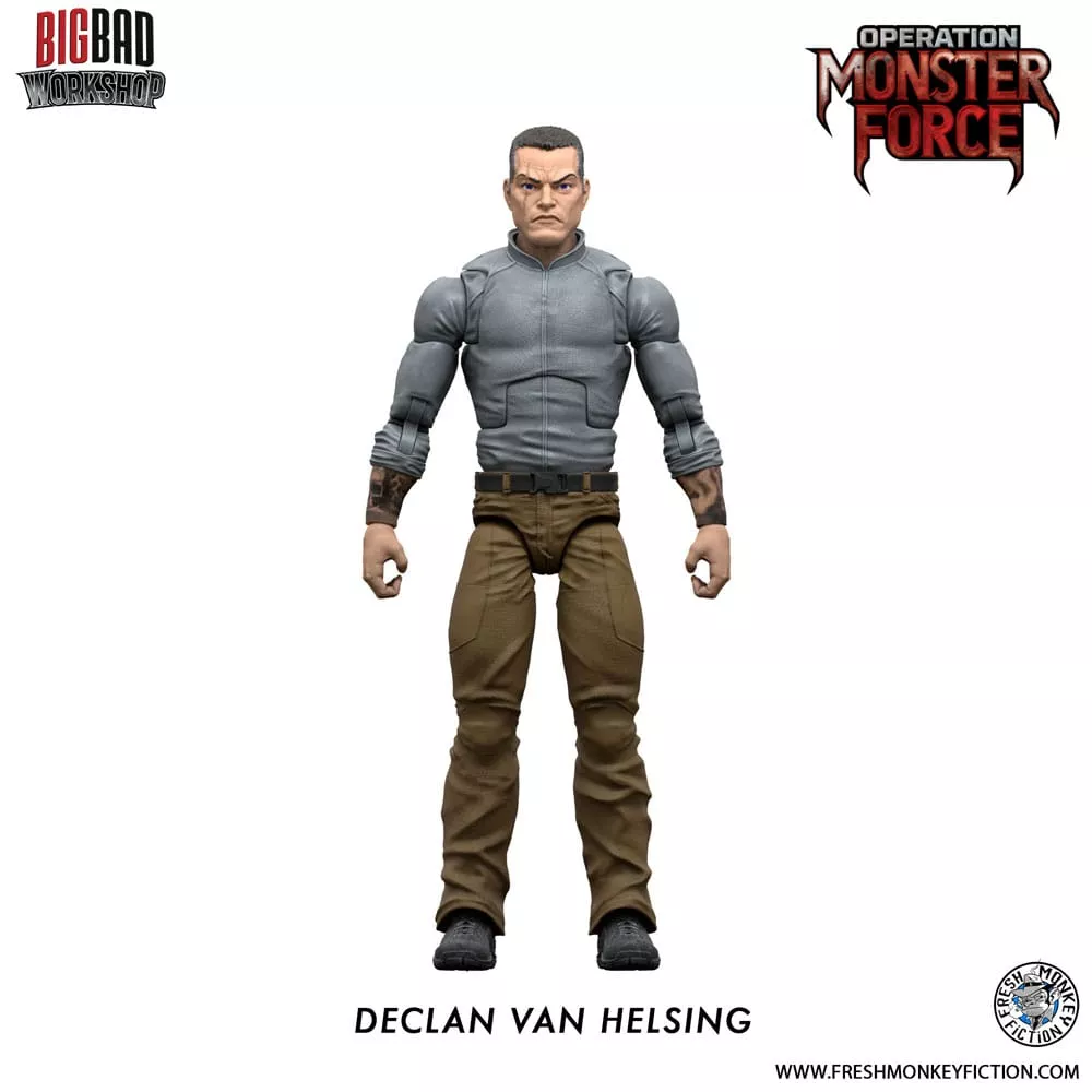 Operation: Monster Force Action Figure 1/12 Declan Van Helsing 15 cm BigBadWorkshop