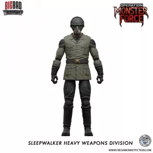 Operation: Monster Force Action Figure 1/12 Sleepwalker Heavy Weapons Division 15 cm