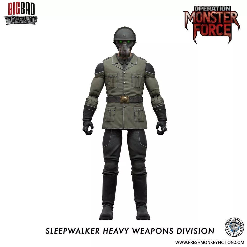 Operation: Monster Force Action Figure 1/12 Sleepwalker Heavy Weapons Division 15 cm BigBadWorkshop