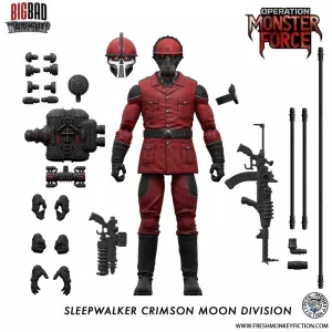 Operation: Monster Force Action Figure 1/12 Sleepwalker Crimson Moon Division 15 cm BigBadWorkshop