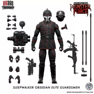 Operation: Monster Force Action Figure 1/12 Sleepwalker Obsidian Elite Guardsmen 15 cm BigBadWorkshop