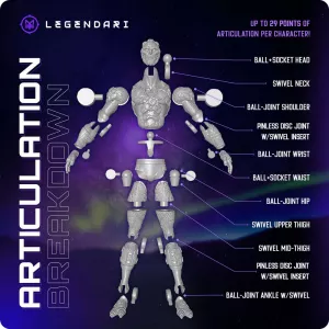 Legendari Actionfigur 1/10 Arcturus 18 cm MetaTravelers