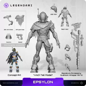 Legendari Actionfigur 1/10 Epsylon 18 cm MetaTravelers