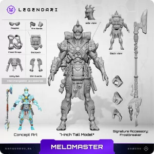 Legendari Actionfigur 1/10 Meld Master 18 cm MetaTravelers