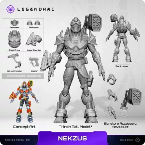 Legendari Actionfigur 1/10 Nekzus 18 cm MetaTravelers