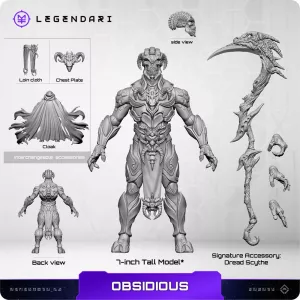 Legendari Actionfigur 1/10 Obsidious 18 cm MetaTravelers