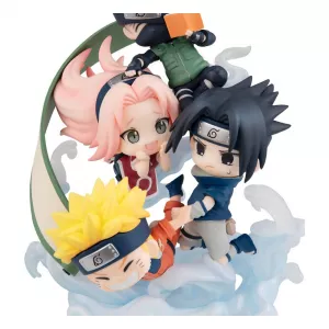 Naruto Shippuden FigUnity PVC Mini Statue Gather here, Team 7 13 cm Megahouse