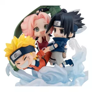 Naruto Shippuden FigUnity PVC Mini Statue Gather here, Team 7 13 cm Megahouse