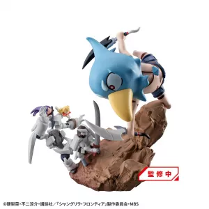 Shangri-La Frontier Petitrama EX Series Trading Figure 3-Set Shangri-La Frontier vs Monster Diorama Collection Set 11 cm (with gift) Megahouse