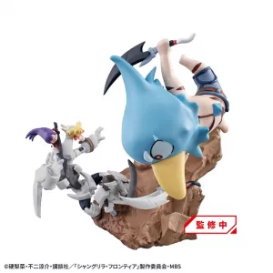 Shangri-La Frontier Petitrama EX Series Trading Figure 3-Set Shangri-La Frontier vs Monster Diorama Collection Set 11 cm (with gift) Megahouse