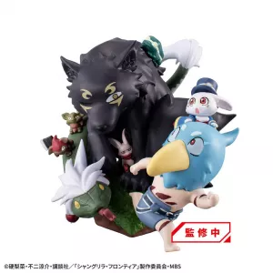 Shangri-La Frontier Petitrama EX Series Trading Figure 3-Set Shangri-La Frontier vs Monster Diorama Collection Set 11 cm (with gift) Megahouse