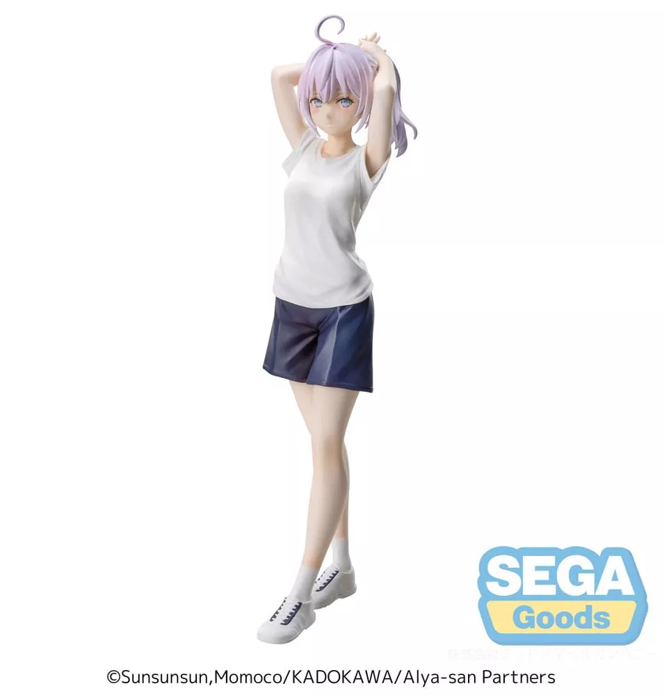 Alya Sometimes Hides Her Feelings in Russian Luminasta PVC Statue Alya Gym Clothes 19 cm Sega