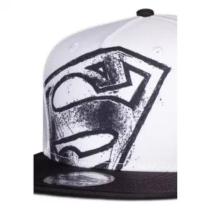 DC Comics Snapback Cap Superman Logo Difuzed