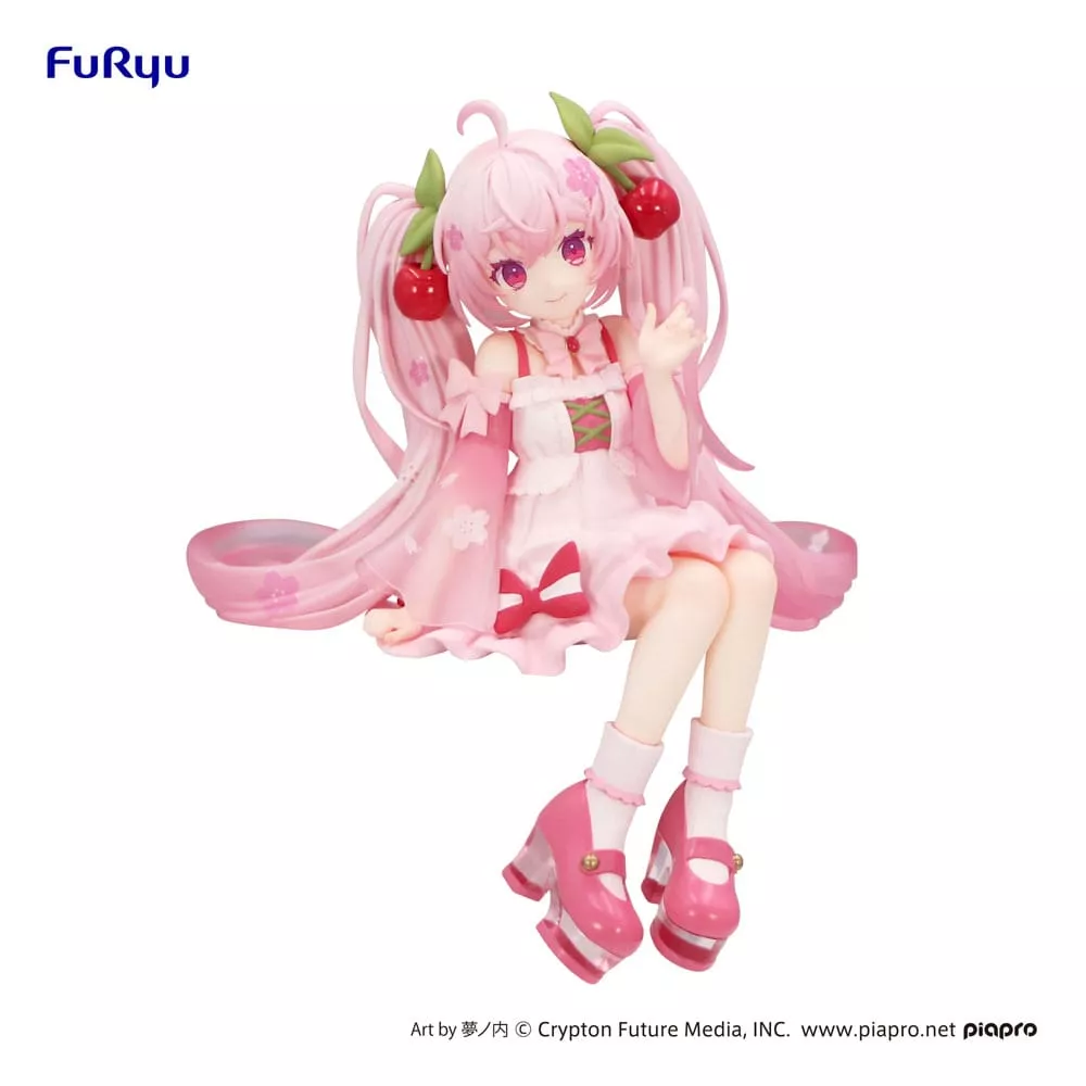 Hatsune Miku Noodle Stopper PVC Statue Sakura Miku 2025 14 cm Furyu