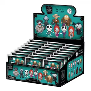 Nightmare before Christmas Charm 3D PVC Bag Clips Series 6 Display (24) Monogram Int.