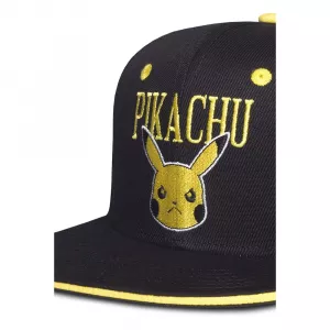 Pokémon Snapback Cap Angry Pikachu Difuzed