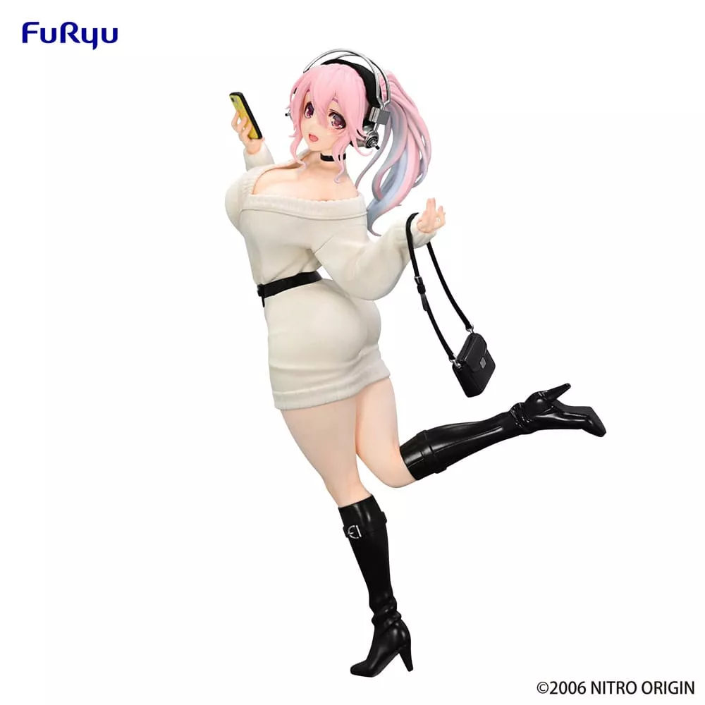 Super Sonico Trio-Try-iT PVC Statue Winter Memory Ver. 21 cm Furyu