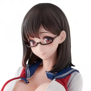 Tomoe Sasamori Illustration PVC Statue Aoi Shirasagi 20 cm Union Creative