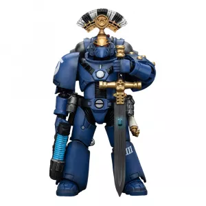 Warhammer The Horus Heresy Action Figure 1/18 Ultramarines MK VI Tactical Squad Sergeant with Plasma Pistol and Power Sword 20 cm Joy Toy (CN)