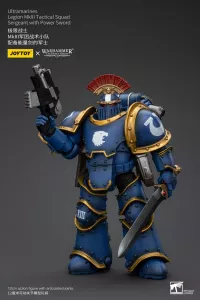 Warhammer The Horus Heresy Action Figure 1/18 Ultramarines Legion MKIII Tactical Squad Sergeant with Power Sword 20 cm Joy Toy (CN)