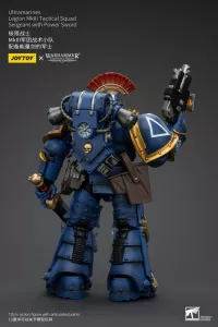 Warhammer The Horus Heresy Action Figure 1/18 Ultramarines Legion MKIII Tactical Squad Sergeant with Power Sword 20 cm Joy Toy (CN)