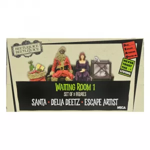 Beetlejuice Beetlejuice Figure 3-Pack Waiting Room 1 10 cm NECA