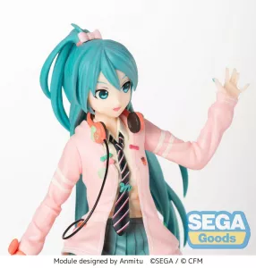 Hatsune Miku Project DIVA Arcade SPM PVC Statue Hatsune Miku Ribbon Girl 24 cm Sega