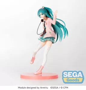 Hatsune Miku Project DIVA Arcade SPM PVC Statue Hatsune Miku Ribbon Girl 24 cm Sega