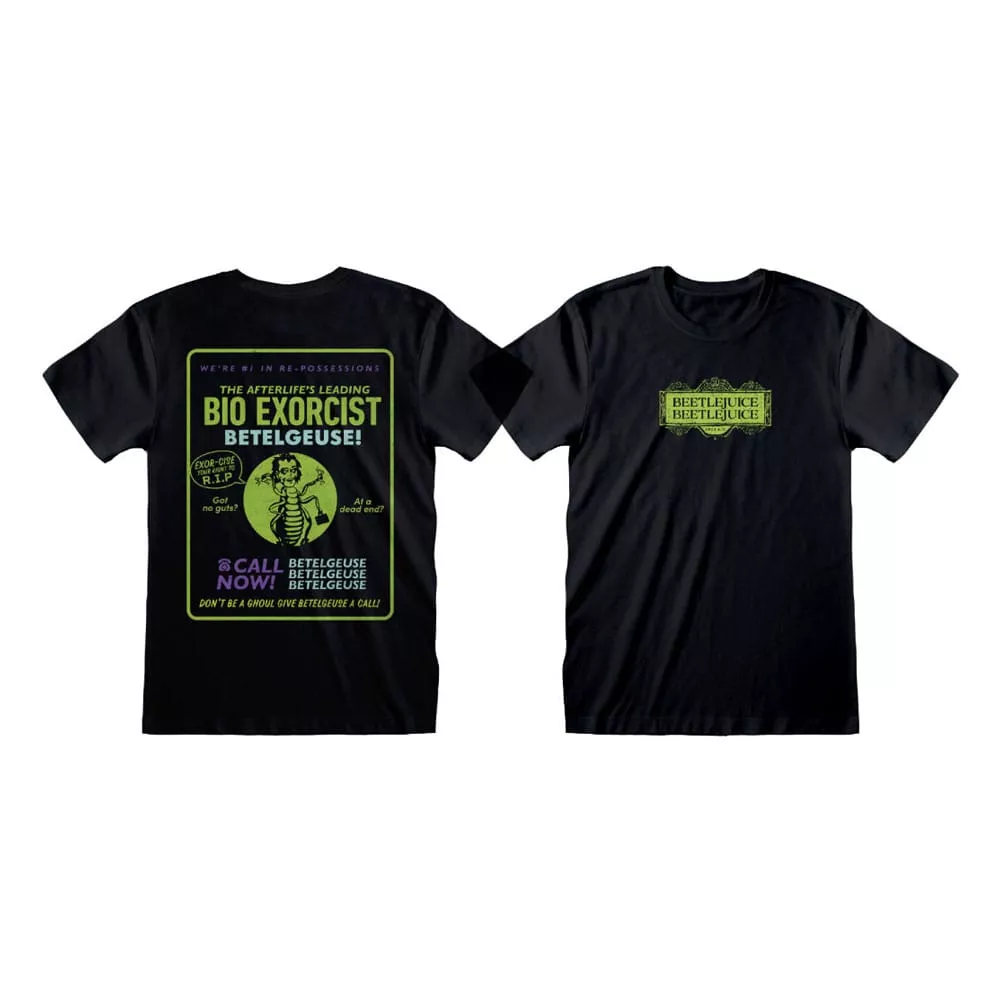 Beetlejuice 2 T-Shirt Bio Exorcist Size L Heroes Inc