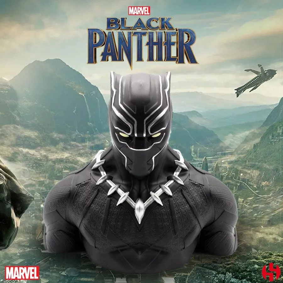 Marvel Comics Coin Bank Black Panther Wakanda Deluxe 20 cm - Damaged packaging Semic