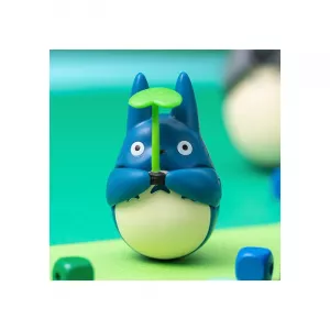 My Neighbor Totoro Round Bottomed Figurine Mid Totoro with leaf 6 cm - Damaged packaging Semic