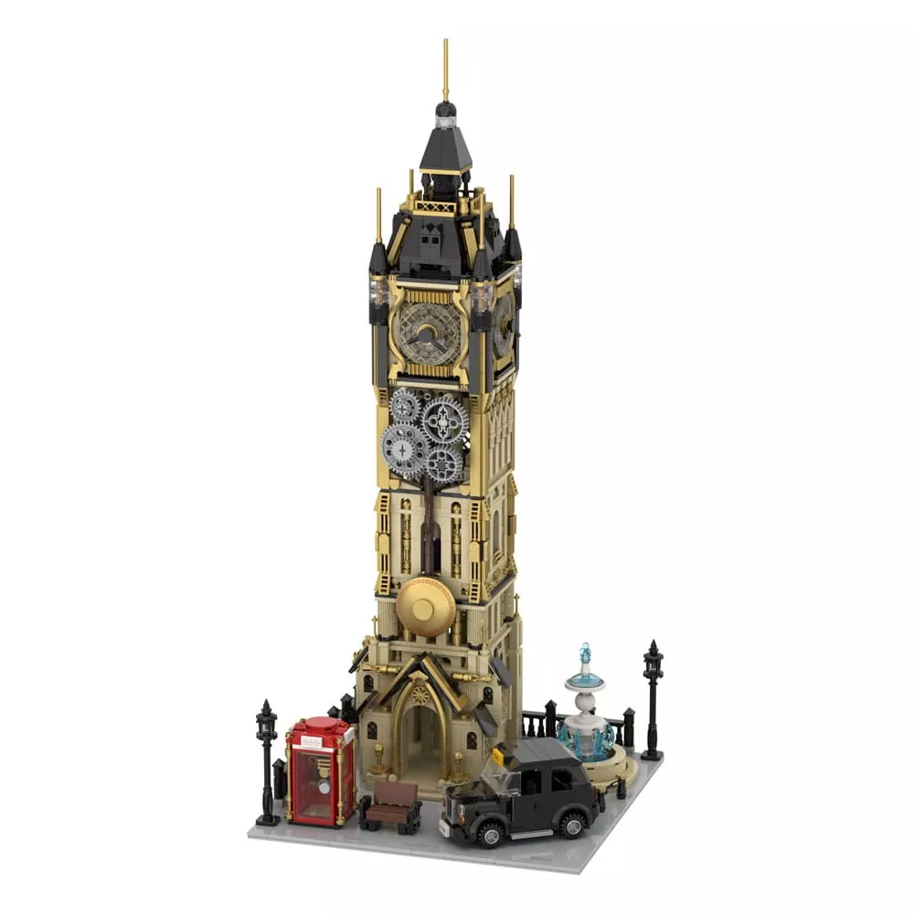 Original-Steampunk Series Construction Set Steampunk Clock Tower Park 58 cm Pantasy