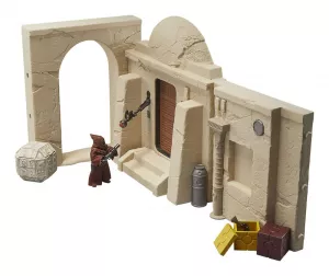 Star Wars Episode IV Vintage Collection Playset Streets of Mos Eisley with Jawa Action Figure Hasbro