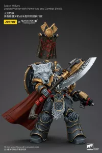 Warhammer The Horus Heresy Action Figure 1/18 Space Wolves Legion Praetor with Power Axe and Combat Shield 12 cm Joy Toy (CN)